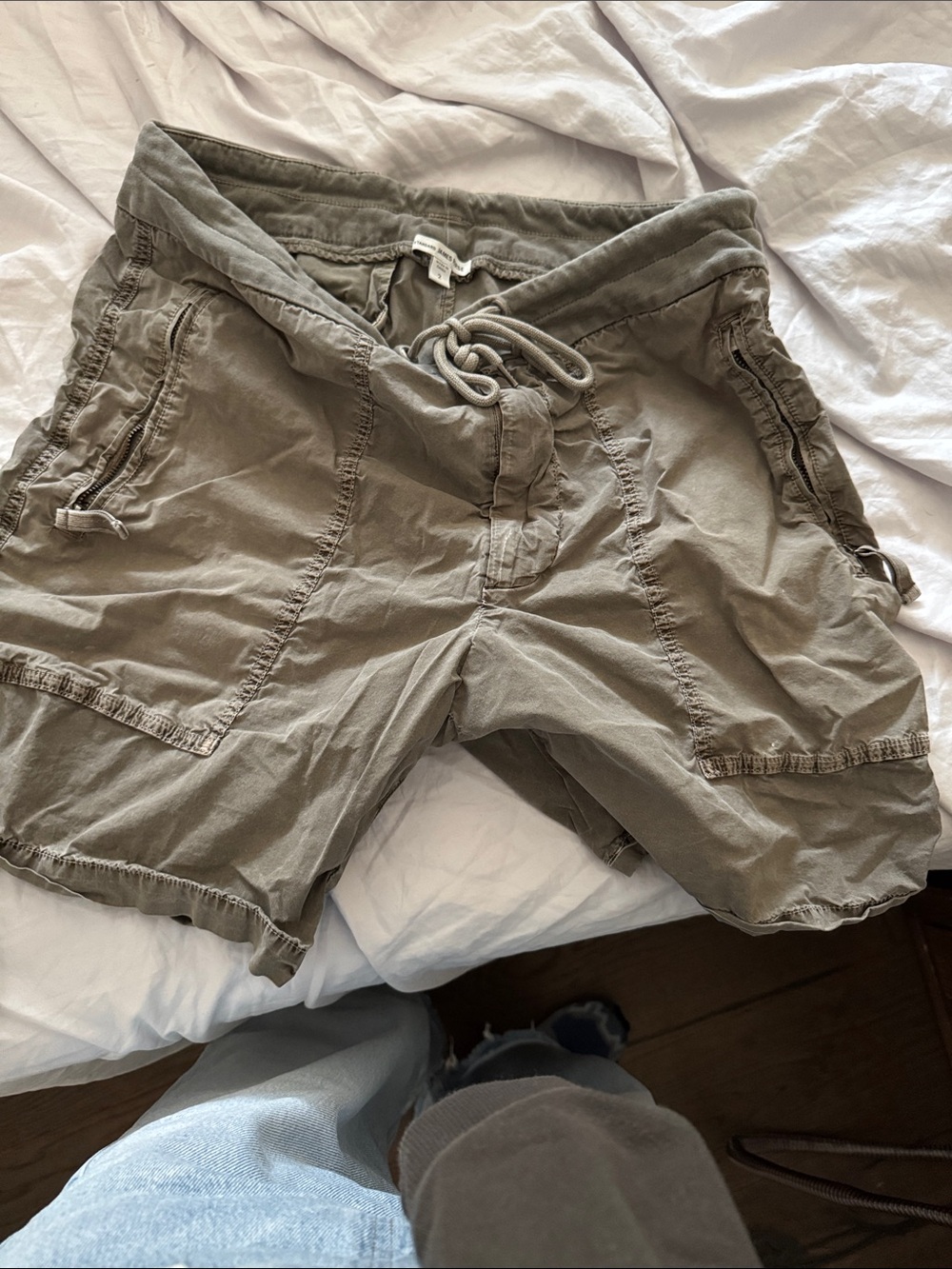 James Perse Casual men’s Drawstring Cargo Shorts